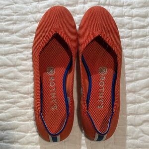 Rothy's The Flat in Persimmon (retired!) - 6.5 - good condition